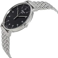 TISSOT 天梭 Everytime T109.610.11.077.00 黑色/银色 不锈钢 模拟石英 男式手表
