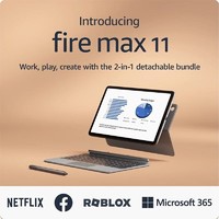 amazon 亚马逊 Fire Max 11 平板电脑 11英寸 带键盘触控笔套装 23年新款 64GB