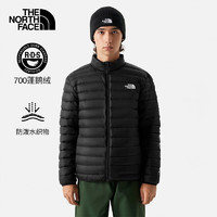 北面（The North Face）羽绒服男款700蓬户外防风保暖轻便外套鹅绒填充83ON JK3/黑色 3XL/190