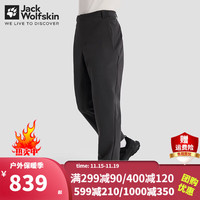 Jack Wolfskin狼爪男裤秋冬户外防风防泼水保暖抓绒内里加厚软壳裤5523271 5523271-6350/深灰色 54 185/96A