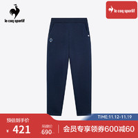 乐卡克（Le coq sportif）法国公鸡女2023骑行系列秋冬运动针织长裤运动裤CL-4683234 藏青/NVY S