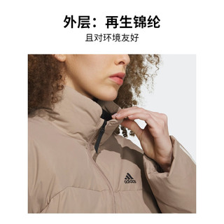 adidas阿迪达斯轻运动女冬季运动600蓬保暖鸭绒羽绒服IL8939 粉棕/黑色/矾土棕 A/M