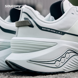 Saucony索康尼凌迅SHIFT FLOW缓震跑步鞋运动休闲鞋男女白兰40