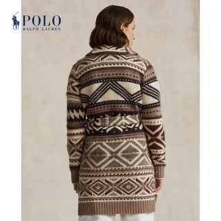 Polo Ralph Lauren 拉夫劳伦 女装 23年秋几何图案针织开襟衫RL25167 101-图片色 S