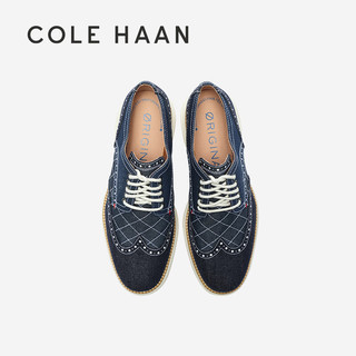 colehaan/歌涵 男鞋牛津鞋 23年秋季舒适缓震时尚休闲皮鞋C38488 藏青-C38488 43