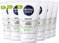NIVEA 妮维雅 敏感肌肤含维生素E的男士洗面奶100ml6件装
