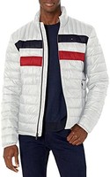 TOMMY HILFIGER 男式超蓬松轻便可折叠羽绒服