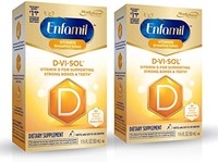 美赞臣 meadjohnson 美赞臣 enfamil 铂睿 D-Vi-Sol 维生素D补充滴剂，50毫升（2瓶）