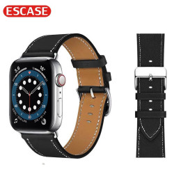 escase苹果手表表带appleiwatch爱马仕款swift小牛皮真皮表带ultras9s