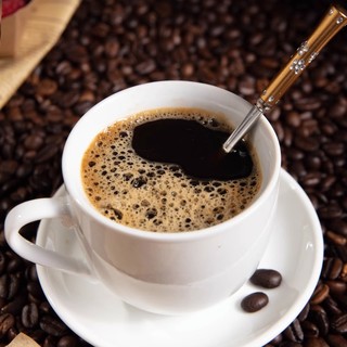 纯黑咖啡无糖精0蔗糖燃油美式浓缩速溶粉搭减燃左旋100g
