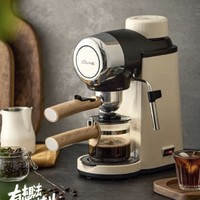 抖音超值购：Bear 小熊 KFJ-A02R2 半自动咖啡机 白色