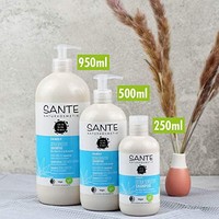 SANTE Naturkosmetik 有机芦荟洋甘菊萃取洗发水,无硅，保湿，适合干性发质，植物配方，500毫升