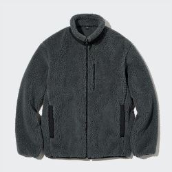 uniqlo 优衣库 男装/女装 防风摇粒绒茄克外套(拼色抓绒长袖夹克)