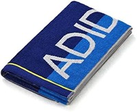 adidas 阿迪达斯 运动毛巾 抵御菌类 防臭 俱乐部 藏青色 纯棉 Ag清新加工 06-1325150