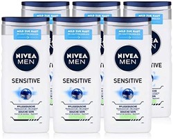 NIVEA 妮维雅 Men 妮维雅 男士敏感沐浴露 6 件装（6x250 毫升）