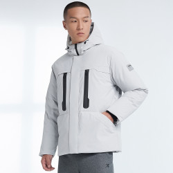 【省36元】特步运动羽绒服_xtep 特步 男装加厚羽绒服连帽外套羽绒服