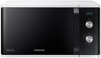 SAMSUNG 三星 MG23K3614AW ET 微波炉独立式双拨 MG+ 烧烤 800W + 1100W 23L 49Lx27.5Hx39cm 白色