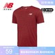 new balance NB T恤男款透气简约时尚运动跑步圆领针织短袖T恤 AMT01012-REP XS