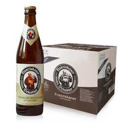 Franziskaner 范佳乐 德式小麦 白啤酒 450ml×12瓶 整箱装