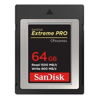 SanDisk 闪迪 Extreme PRO 至尊超极速系列 SDCFE-064G-ZN4NN CF存储卡 64GB（1500MB/s）