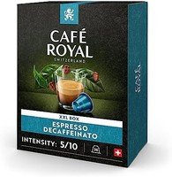 CAFE ROYAL 芮耀 Café Royal Espresso Decaffeinato 36 粒胶囊，用于 Nespresso 咖啡机- 5/10 强度