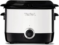 Tefal 特福 FF220040 迷你深油炸锅，0.6 千克容量，1000 瓦，不锈钢