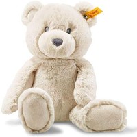 Steiff 241536 柔软可爱的朋友泰迪熊 Teddyb。 Bearzy 28 米色，（1 件装）