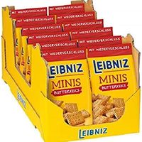 LEIBNIZ 迷你脆饼散装迷你饼干 套装，带黄油饼