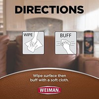 WEIMAN 皮革湿巾 - 4 件装 - 清洁条件紫外线保护有助于防止皮革沙发色
