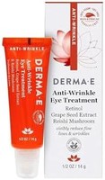 Derma -E 眼部护理霜 抗皱 0.5盎司(约14.18克) 适合成人使用 维生素E 适合干性肌肤 1件装