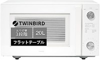 TWINBIRD 双鸟 微波炉 Healz free 平面微波炉 20L 白色 DR-LD20W