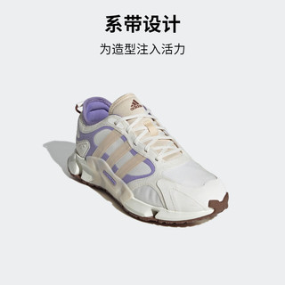 adidas阿迪达斯轻运动CLIMAWARM男大童休闲运动鞋ID3543 汉玉白/深卡其色/紫色 36.5(225mm)