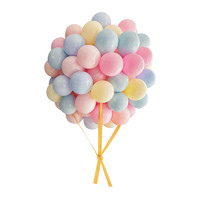 88VIP：达福芮 50个装马卡龙色气球儿童周岁生日派对装饰结婚场景布置汽球