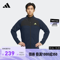 adidas阿迪达斯男装秋季舒适高尔夫运动夹克外套IT6900 黑色 A/S