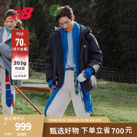 NEW BALANCE NB23男女同款冬季潮流百搭保暖连帽鸭绒羽绒服 BK AMJ33322 XL