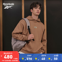 Reebok锐步男女同款经典时尚复古美拉德连帽套头衫卫衣 23FRC303UGR1 A/M