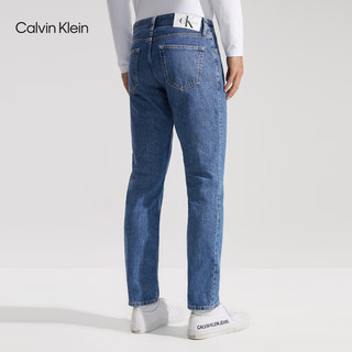 Calvin Klein Jeans【田柾国同款】男士复古纯棉直筒牛仔裤J325845 1A4-牛仔浅蓝 33