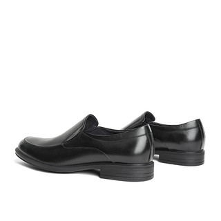 SENDA 森达 正装皮鞋男商场同款一脚蹬通勤商务皮鞋GD322CM3 黑色 38