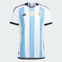 adidas 阿迪达斯 男式足球阿根廷 2022 3 星正品主场球衣 -