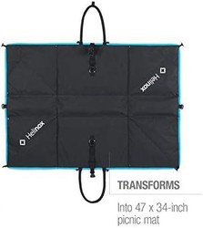 Helinox 折紙手提包組合裝備攜帶系統和野餐墊,黑色