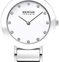 BERING 丹麦品牌 陶瓷系列 时尚镶钻陶瓷手表女品质手表防水女表石英表腕表