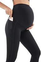 JOYSPELS 孕妇打底裤腹部带口袋不透视锻炼孕妇打底裤