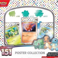 prime会员：Pokémon Pokemon 精灵宝可梦 TCG 猩红色和紫罗兰色 3.5 口袋妖怪 151 海报系列