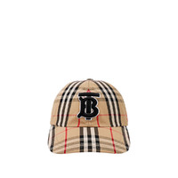 BURBERRY 博柏利 女士可调节带弹性条纹印花休闲棒球帽