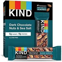 KIND 仁 金德酒吧，黑巧克力坚果和海盐，1.4 盎司，60 个装