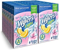 Wyler's Light  粉包，混合水饮料，粉红柠檬水，96 份（12 件）