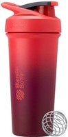 BlenderBottle Strada Sleek Shaker 杯保温不锈钢水瓶带打蛋器,25 盎司(约 708.7 克),Sangria Ombre