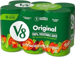 v8 Original * 蔬菜汁,蔬菜混合番茄汁,5.5 液体盎司(8 包 6 个装)