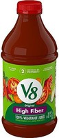 v8 Original High Fiber 100% Vegetable Juice, 46 oz. Bottle (Pack of 6)
