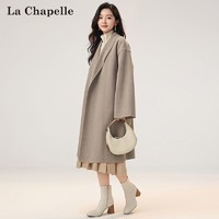La Chapelle 慵懒风过膝大衣 外套女 冬高级感宽松气质风衣
